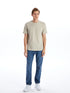 LC Waikiki Crew Neck Short Sleeve Combed Cotton Men's T-shirt